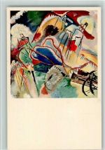 Kandinsky Wassilj Collotype Max Jaffe Nr. 206 KEINE ANSICHTSKARTE Bauhaus BOAKC
