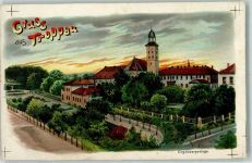 Opava Troppau Lithographie Engelsberganlage