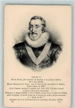 ND Phot. Nr. 16 Henri IV Adel Frankreich