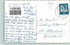 63863 W8751 Wildensee , Unterfr - Ortsansicht Kirche Waldpartie