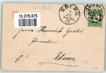 96215 W8620 Lichtenfels , Bay 1905 - Kgl. Amtsgericht Prot. Kirche