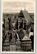 Neisse Nysa 1943 Foto AK Feldpost WK II Kirche St. Jakobus