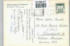 63863 W8751 Wildensee , Unterfr - Gasthaus Pension Haus Waldfrieden