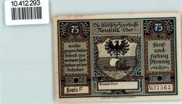 Neusalz a.d. Oder Nowa Sól - Notgeld Stadtrechte durch Friedrich den Großen