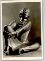 Singender Mann 1930 Bronze - Deutscher Kunstverlag München Nr. 12 AK Barlach, E.