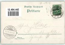 16816 O1950 Neuruppin 1901 - Forsthaus Bürger Wendemark Ort lt. Stempel