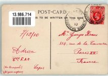 Lagos 1910 Foto AK The Bank of British West Africa