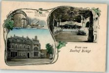 01705 O8210 Potschappel Foto AK Gasthaus Birkigt Ball- und Konzertgarten Bierkrug