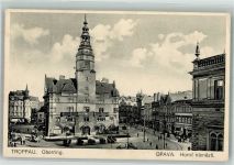 Opava Troppau 1928 Gebrauchsspuren Oberrich