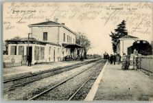 83110 Sanary-sur-Mer 1906 Foto AK Bahnhof