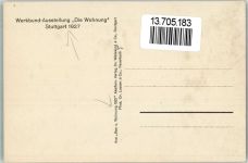W7000 Stuttgart Werkbund Ausstellung Die Wohnung 1927 Photo Lossen Bauhaus BOAKC