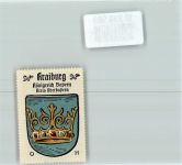 84559 W8261 Kraiburg a. Inn Vignette Wappen Krone Kaffee HAG