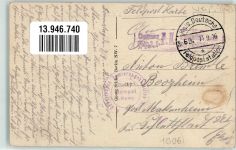 Lida Lyda 1916 - Anfahrt zum Bahnhof Feldpost Station Nr.69