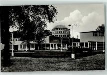O8000 Dresden Nr. 28 Hygiene Ausstellung Teilgelände mit Kugelhaus Bauhaus 1930 Foto AK