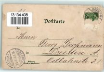 01705 O8210 Deuben 1899 Gebrauchsspuren Rathaus Post Gasthaus zum sächs. Wolf Schulen ev. Kirche kath. Kirche