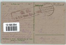 Pinsk 1918 - Marktleben Garnisionskirche der Feldgrauen im Hintergrund
