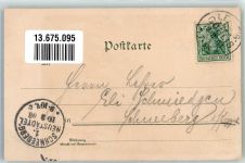 O7000 Leipzig Peterstraße Zieher, Ottmar 1089 Hey, Paul 1903 Künstlerkarte