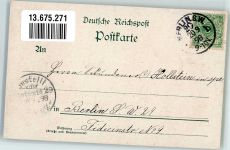 W1000 Berlin Mitte Gruss aus Affenhaus Elefant Verlag Goldiner Zoo 1898 Lithographie / Künstlerkarte