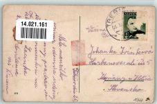 Kassa Kaschau / Kosice 1925 Gebrauchsspuren Trebisov Stadtansicht Straße