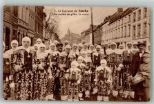 Binche 1922 Gebrauchsspuren Karneval