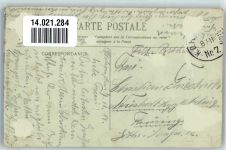 56490 Mohon 1914 Gebrauchsspuren Kinder Avenue Carnot Feldpost WK I Nr. 7