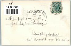 Zlin Gottwaldov 1904 Gebrauchsspuren Clsovice Adelskorrespondenz