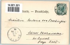 2371 Hinterbrühl 1904 Gebrauchsspuren Adelskorrespondenz