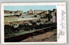 Valletta 1900 Gebrauchsspuren St. Julian's Adelskorrespondenz