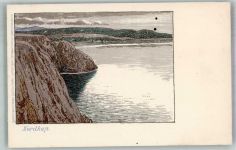 Nordkapp Gebrauchsspuren Lithographie Löcher