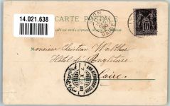 69000 Lyon 1900 Gebrauchsspuren Pont Morand Rhone Präfektur Lithographie
