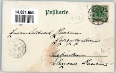 Bethlehem 1899 Gebrauchsspuren Geburts- Kirche Tracht Grüsse von Haus zu Haus Lithographie