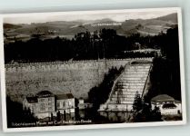 Mauer Pilchowice 1942 Foto AK Feldpost WK II Reservelazaerett Marklissa Bobertalsperre Hüttenstempel