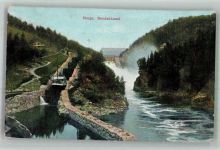 Oslo Kristiania Bandakkanal Dalen Skien Motiv Norwegen 1913 Foto AK