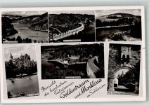Marklissa Lesna 1943 Foto AK Burg Tzschocha Jugendhaus Queis-Talsperre