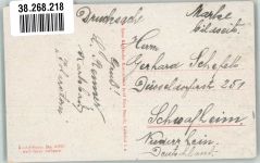 Kyselka Gießhübel-Sauerbrunn Foto AK Marke bildseitig