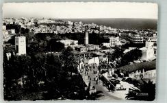 Tanger Tangiers 1955 Foto AK Kirche