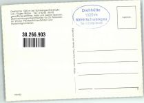 87645 W8959 Schwangau Foto AK Drehhütte 1320 m Hüttenstempel