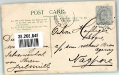 Karatschi 1907 Gebrauchsspuren Maghar Pier Esel Tracht
