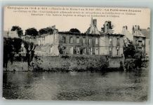 77260 La Ferte-sous-Jouarre 1918 Foto AK WK I Trümmer Schloss