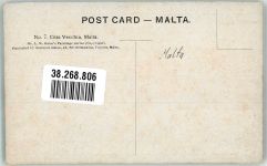 Valletta Gebrauchsspuren Citta Vecchia Lithographie