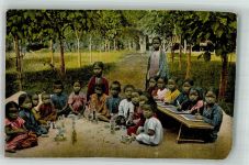 Medan Gebrauchsspuren Kinder Rheinische Mission Laguboti Sumatra Eckschaden