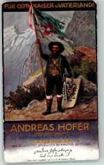 Erinnerung Patriotik Nach dem Aquarell von Reisch Hofer, Andreas 1913 Künstlerkarte
