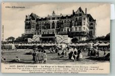 35800 Saint-Lunaire Foto AK Strand Grand Hotel