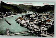 Decin Tetschen-Bodenbach Foto AK Elbtal