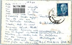 Ceuta 1963 Foto AK Hafen Auto Calle General Sanjurjo