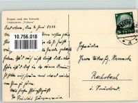 Serie Volksnot - Rinnen muß der Schweiß Scherenschnitt Schmied 1933 Künstlerkarte
