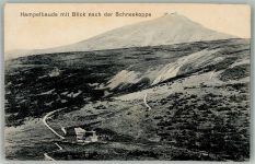 Hampelbaude 1918 Foto AK Schneekoppe Riesengebirge