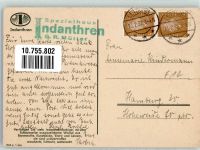 sign. Hermann Schieberth Frau mit Margeriten Indanthren 1932 Gebrauchsspuren