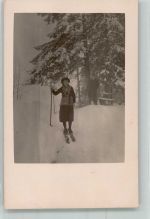 Frau Skiwandern Wintersport