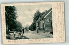 26629 W2962 Timmel 1900 Gebrauchsspuren Dorfstraße Postgebäude